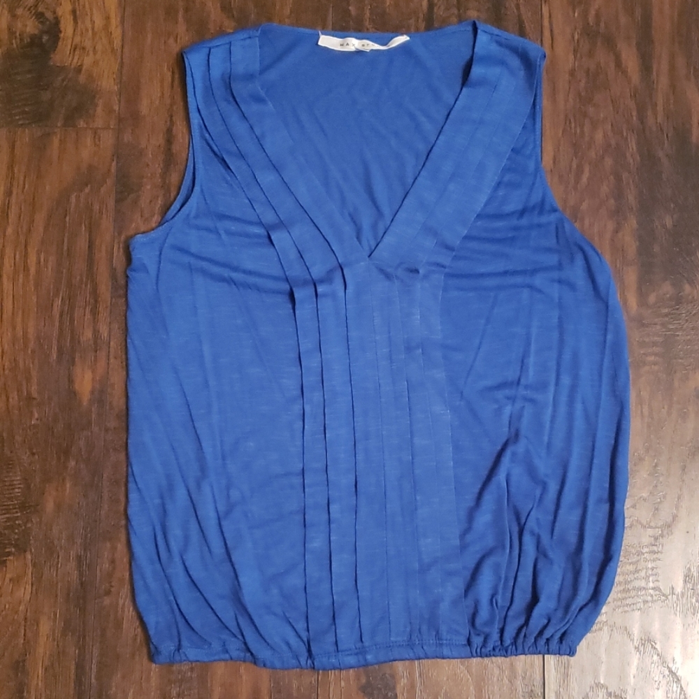 Max Studio Royal Blue Top